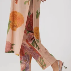 YAM Vintage Garden Long Kurta Set -Textalux Sales 7923ym6 3