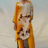 Bennch Yellow Statement Print Tunic Set -Textalux Sales 8323be8 1
