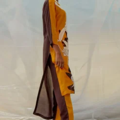 Bennch Yellow Statement Print Tunic Set 9 Bennch Yellow Statement Print Tunic Set -Textalux Sales 8323be8 3