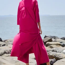 Mati Pink Placket Tunic Set 7 Mati Pink Placket Tunic Set -Textalux Sales 8523mk53 3