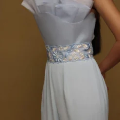 Shriya Som Blue Textured Jumpsuit 6 Shriya Som Blue Textured Jumpsuit -Textalux Sales 8523ss13 2