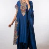 Anamika Khanna Blue Embroidered Kaftan & Pants -Textalux Sales ak ens d 075 1