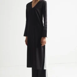 Kshitij Jalori Black And White Kurta Set -Textalux Sales b008 20101 1