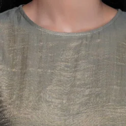 YAVI Moss Green Tissue Dress -Textalux Sales brcd 09 4