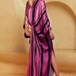 Nikita Mhaisalkar Berry Stroke Printed Kaftan 9 Nikita Mhaisalkar Berry Stroke Printed Kaftan -Textalux Sales ca trs22 026 4