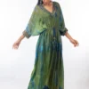 CAPISVIRLEO Moss Green Embellished Kaftan -Textalux Sales capo12 1