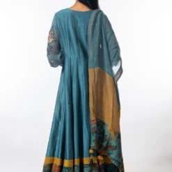 CAPISVIRLEO Blue Kalamkari Kurta Set -Textalux Sales capo3 4