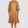 Chandrima Mustard Kurta Dress 2 Chandrima Mustard Kurta Dress -Textalux Sales css20d14 1