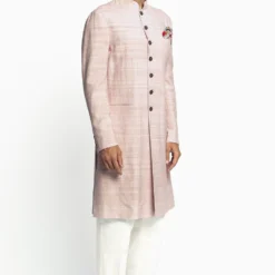 Divyam Mehta Men Pink Button Down Kurta Set 5 Divyam Mehta Men Pink Button Down Kurta Set -Textalux Sales cx 732k 2