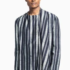 Divyam Mehta Men Stripe Printed Stole, Kurta & Trousers -Textalux Sales cx 930k 2