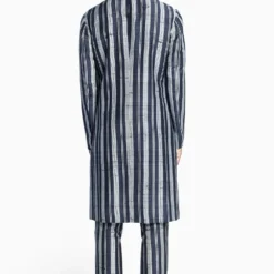 Divyam Mehta Men Stripe Printed Stole, Kurta & Trousers -Textalux Sales cx 930k 3