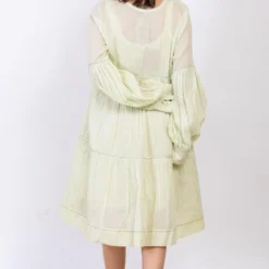 Ekadi Powder Mint Embroidered Dress -Textalux Sales ekad18 5