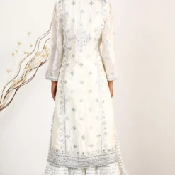 Gopi Vaid Ivory Embroidered & Embellished Anarkali Set 9 Gopi Vaid Ivory Embroidered & Embellished Anarkali Set -Textalux Sales gv15 4