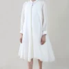 Ivory Embroidered Layer Dress -Textalux Sales int ss20 d1 05 1