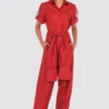 Ituvana Draped Jumpsuit -Textalux Sales itu 4 1