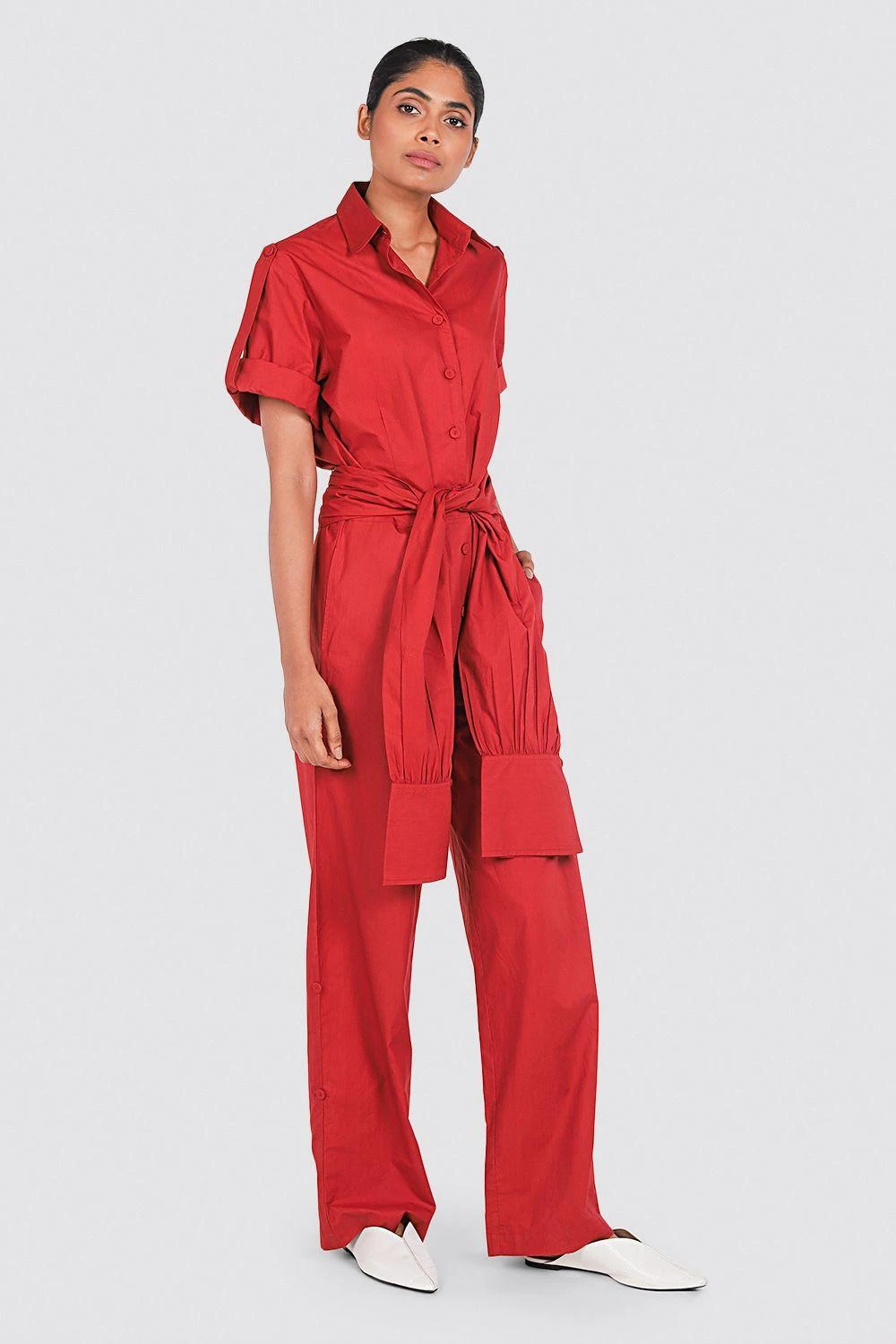 Ituvana Draped Jumpsuit 4 Ituvana Draped Jumpsuit - Image 2