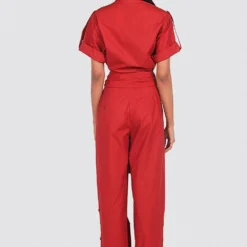 Ituvana Draped Jumpsuit 11 Ituvana Draped Jumpsuit -Textalux Sales itu 4 5