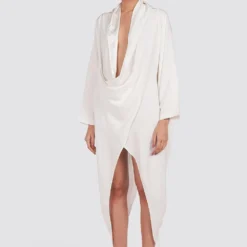 Ituvana Draped Maxi Dress -Textalux Sales itu 5 3