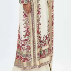 Nakul Sen Ivory Chiffon Kurta Set -Textalux Sales ns 1038 4