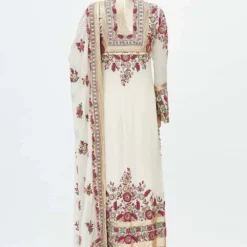 Nakul Sen Ivory Chiffon Kurta Set -Textalux Sales ns 1038 6