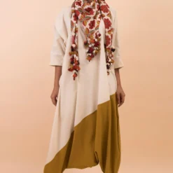 Pooja Keyur Two Tone Jumpsuit With Belt