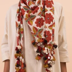 Pooja Keyur Two Tone Jumpsuit With Belt -Textalux Sales pkabhla013 4