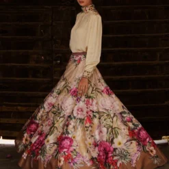 Rajdeep Ranawat High Neck Satin Top -Textalux Sales rr19635 3