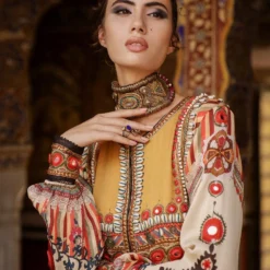 Rajdeep Ranawat Printed Silk Kurta With Mirrorwork 10 Rajdeep Ranawat Printed Silk Kurta With Mirrorwork -Textalux Sales rr20762 4