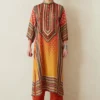 Rajdeep Ranawat Ombre Orange Printed Kurta Set -Textalux Sales rr380 1