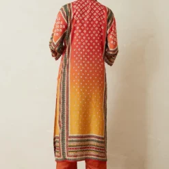 Rajdeep Ranawat Ombre Orange Printed Kurta Set -Textalux Sales rr380 5