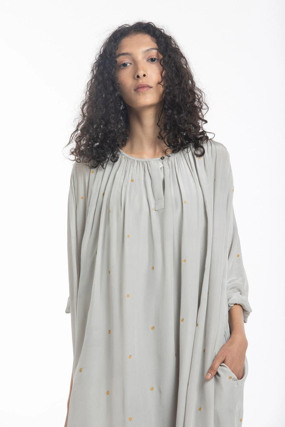 Three Grey Polka Dress 4 Three Grey Polka Dress - Image 2