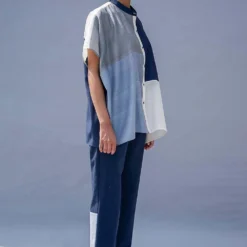 SWGT Colour-blocked Relaxed Shirt -Textalux Sales sh3 b6 3