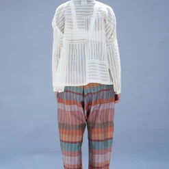 SWGT Ivory Sheer Top With Crochet Details -Textalux Sales sh4b iv 5