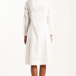 Ivory Hand Embroidered Dress -Textalux Sales sks2009 4