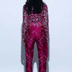 Shriya Som Ikat Floral Embroidered Jumpsuit -Textalux Sales ss 21 lm 48 803 3