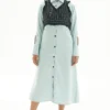 Corpora Studio Long Shirt Collar Dress
