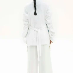 Corpora Studio Cotton Shirt With Multi Coloured Frills 9 Corpora Studio Cotton Shirt With Multi Coloured Frills -Textalux Sales ss22t01 4