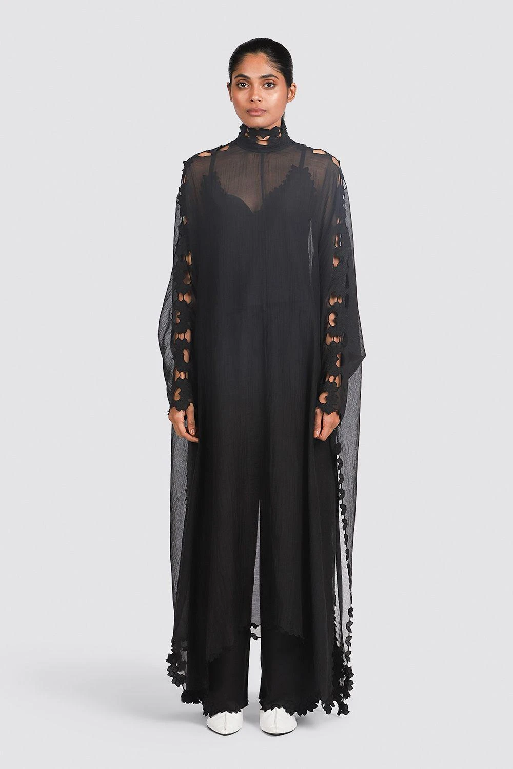 Ikai Turtleneck Cutwork Kaftan 4 Ikai Turtleneck Cutwork Kaftan - Image 2