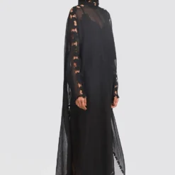 Ikai Turtleneck Cutwork Kaftan 9 Ikai Turtleneck Cutwork Kaftan -Textalux Sales tmk722 2