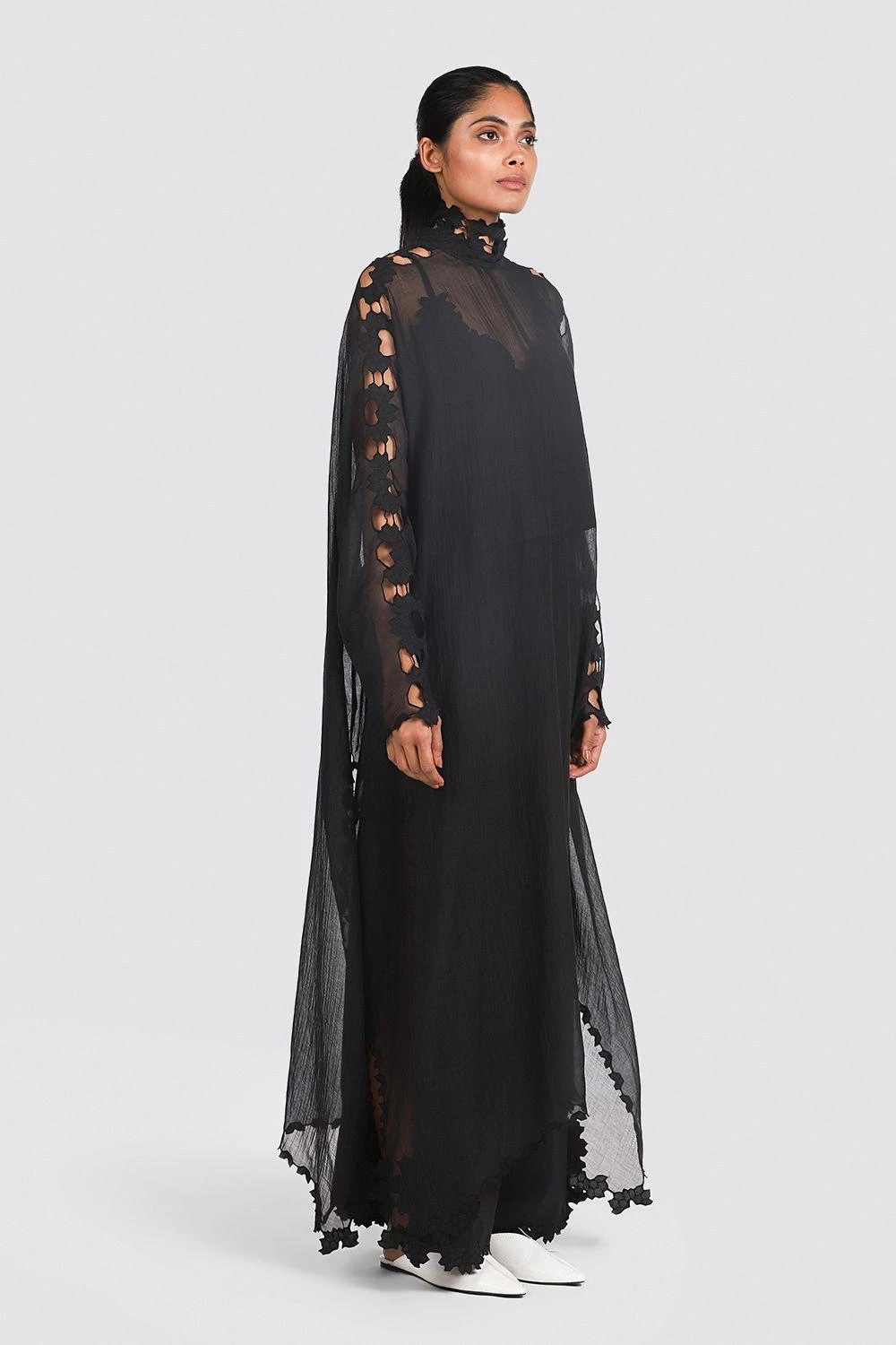 Ikai Turtleneck Cutwork Kaftan 5 Ikai Turtleneck Cutwork Kaftan - Image 3