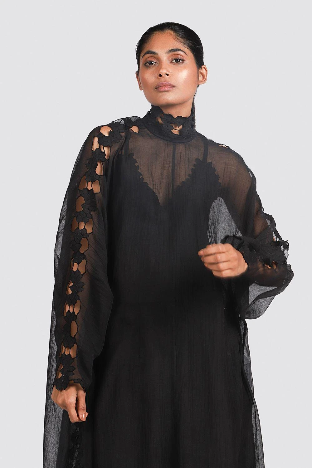 Ikai Turtleneck Cutwork Kaftan 6 Ikai Turtleneck Cutwork Kaftan - Image 4
