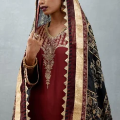 Torani Jet Black Gota Embroidered Short Kurta Set -Textalux Sales tr 1309tg10 3