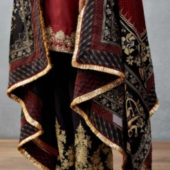 Torani Jet Black Gota Embroidered Short Kurta Set -Textalux Sales tr 1309tg10 4